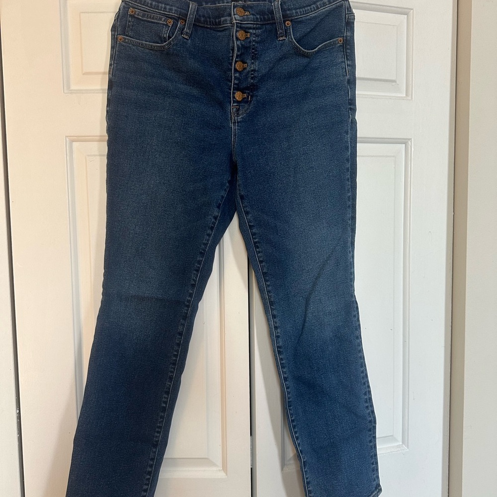 J. Crew Blue Ankle Cropped Jeans